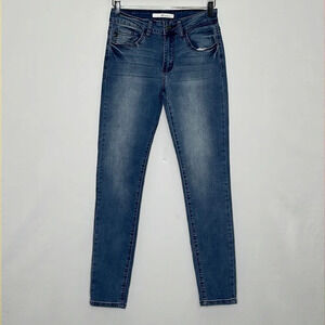 KanCan Mid Rise Skinny Medium Wash Stretch Jeans - Size 27